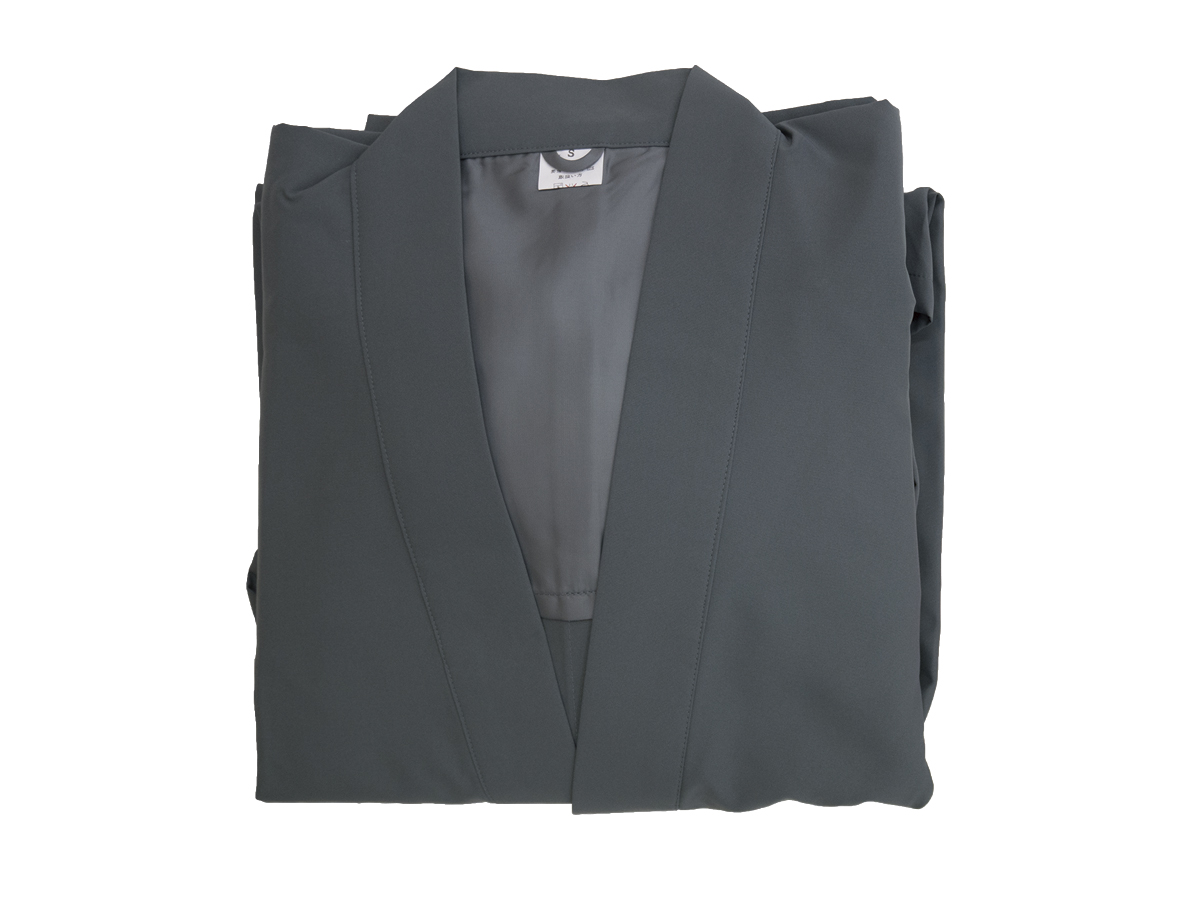 鼠バルック作務衣 女性用 紐式S