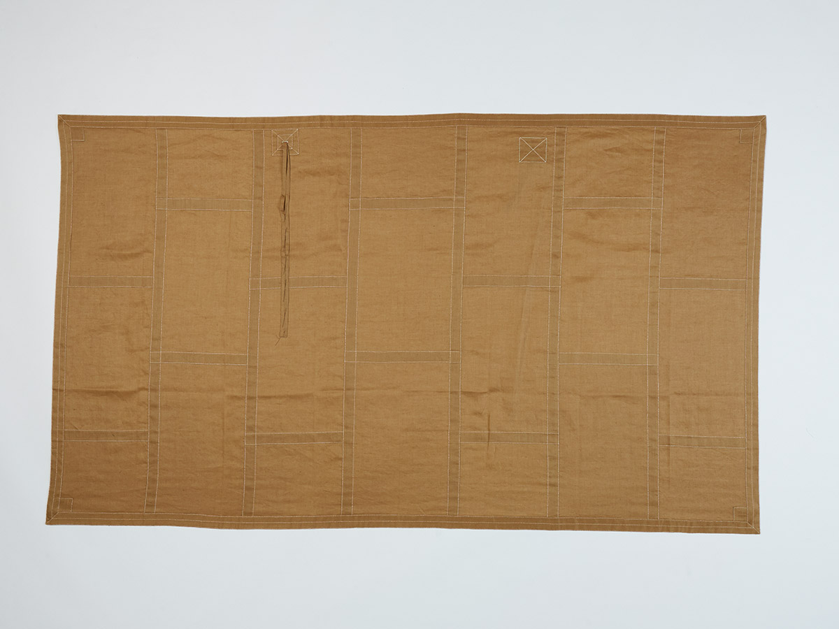 【限定商品】焦茶上麻布重目如法衣　三層縫い