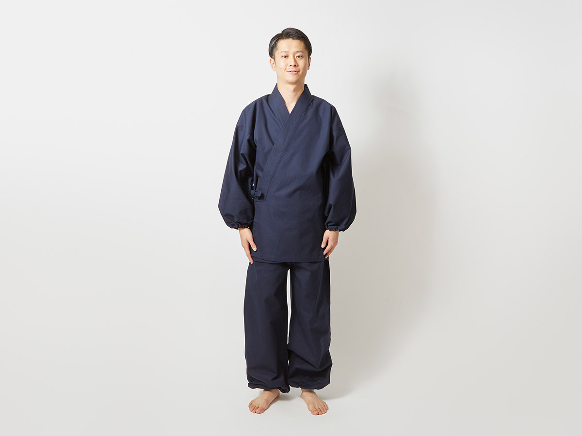 しっかり厚地木綿 作務衣 別誂品