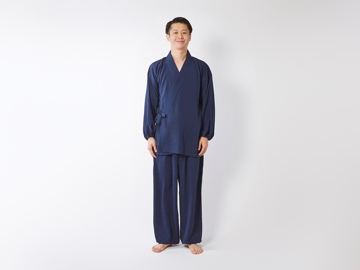 丹後縮緬 作務衣 別誂品