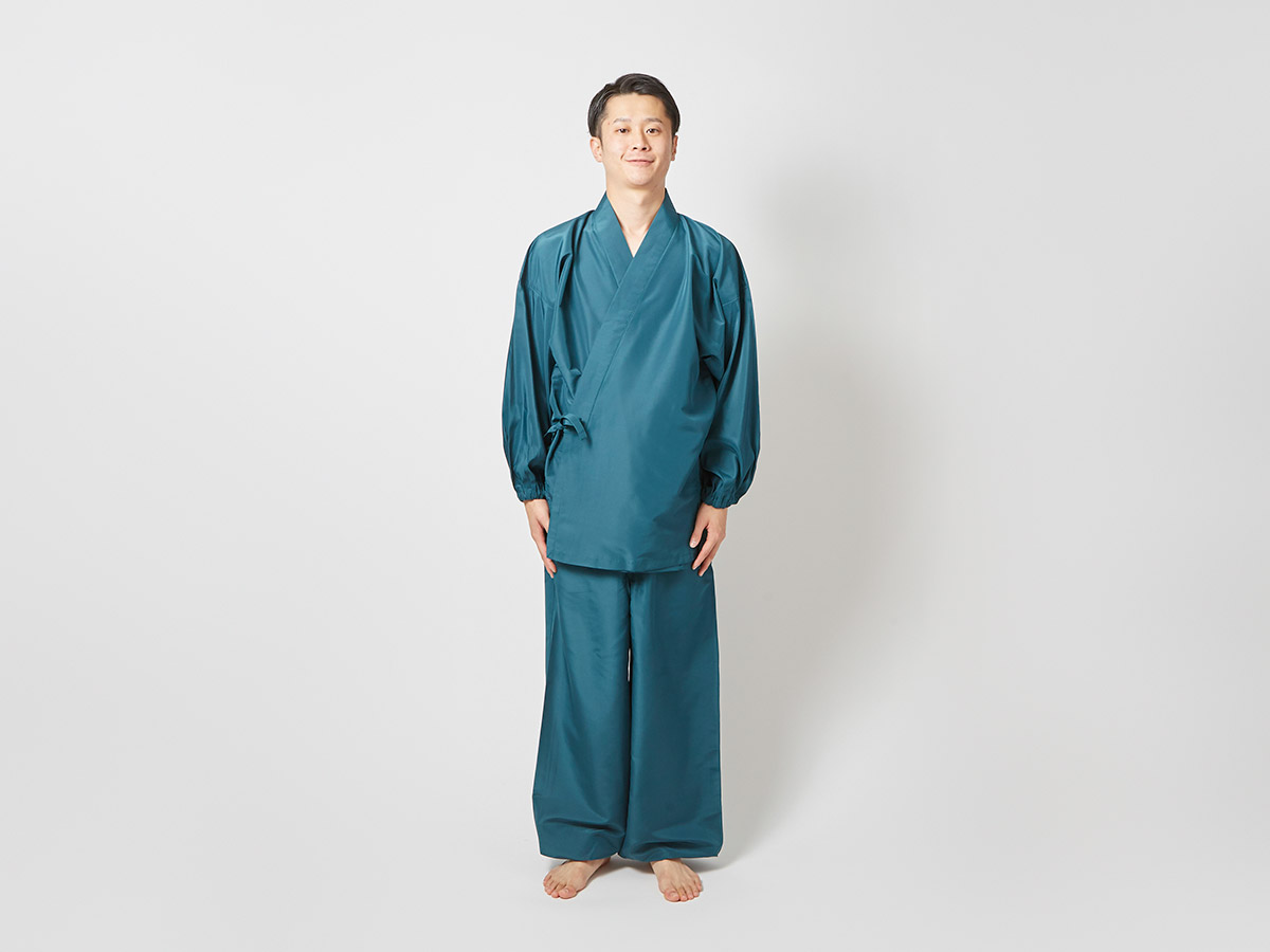 天人羽二重 作務衣 別誂品（女性用）