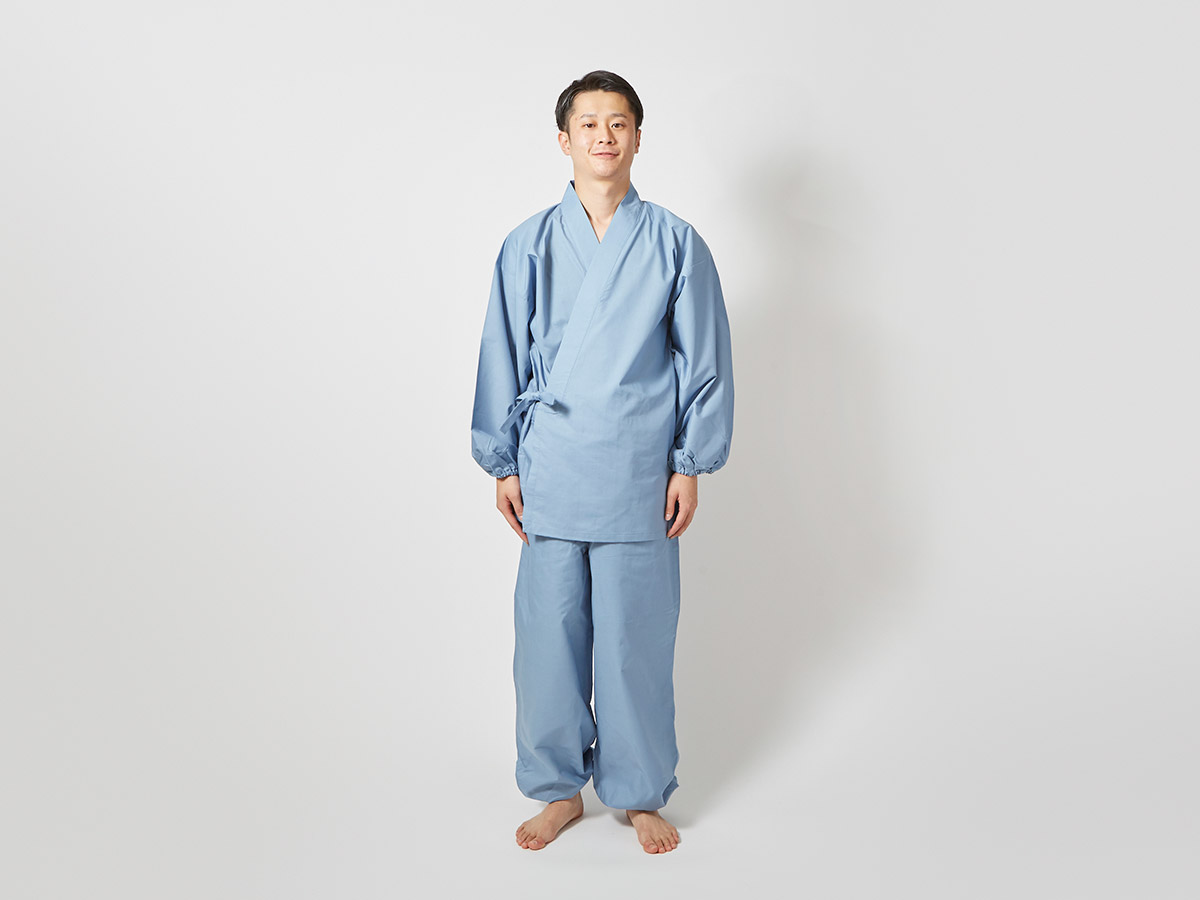 夏用アルザス 作務衣 別誂品（特大）