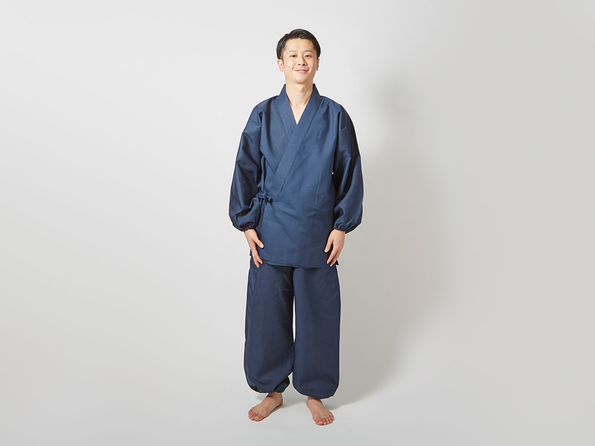テトロン麻 作務衣 別誂品（特大）