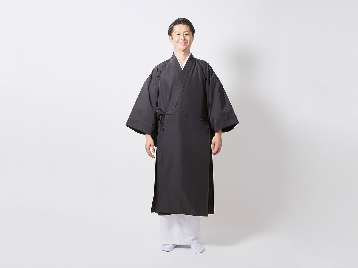 黒正法羽二重 道服（女性仕立）