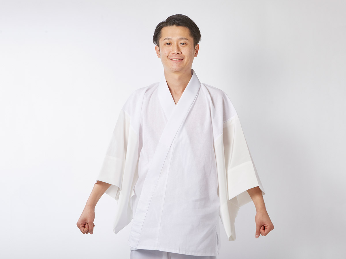 【既製品】合用バイオ加工 半襦袢（女性用）