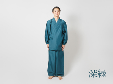 天人羽二重 作務衣 既製品