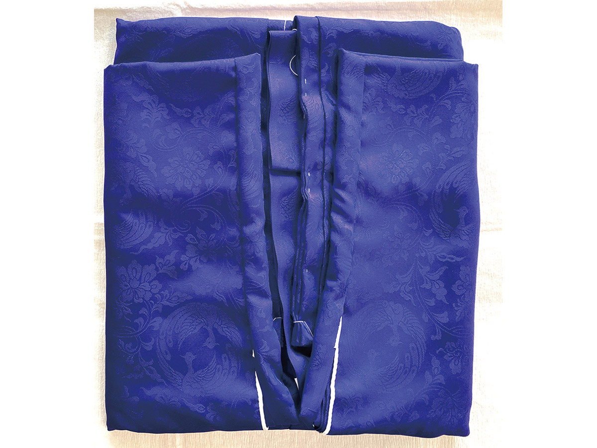紫シルパール緞子鳳丸掛衣 対応身長150-155cm/胴回り75-85cm