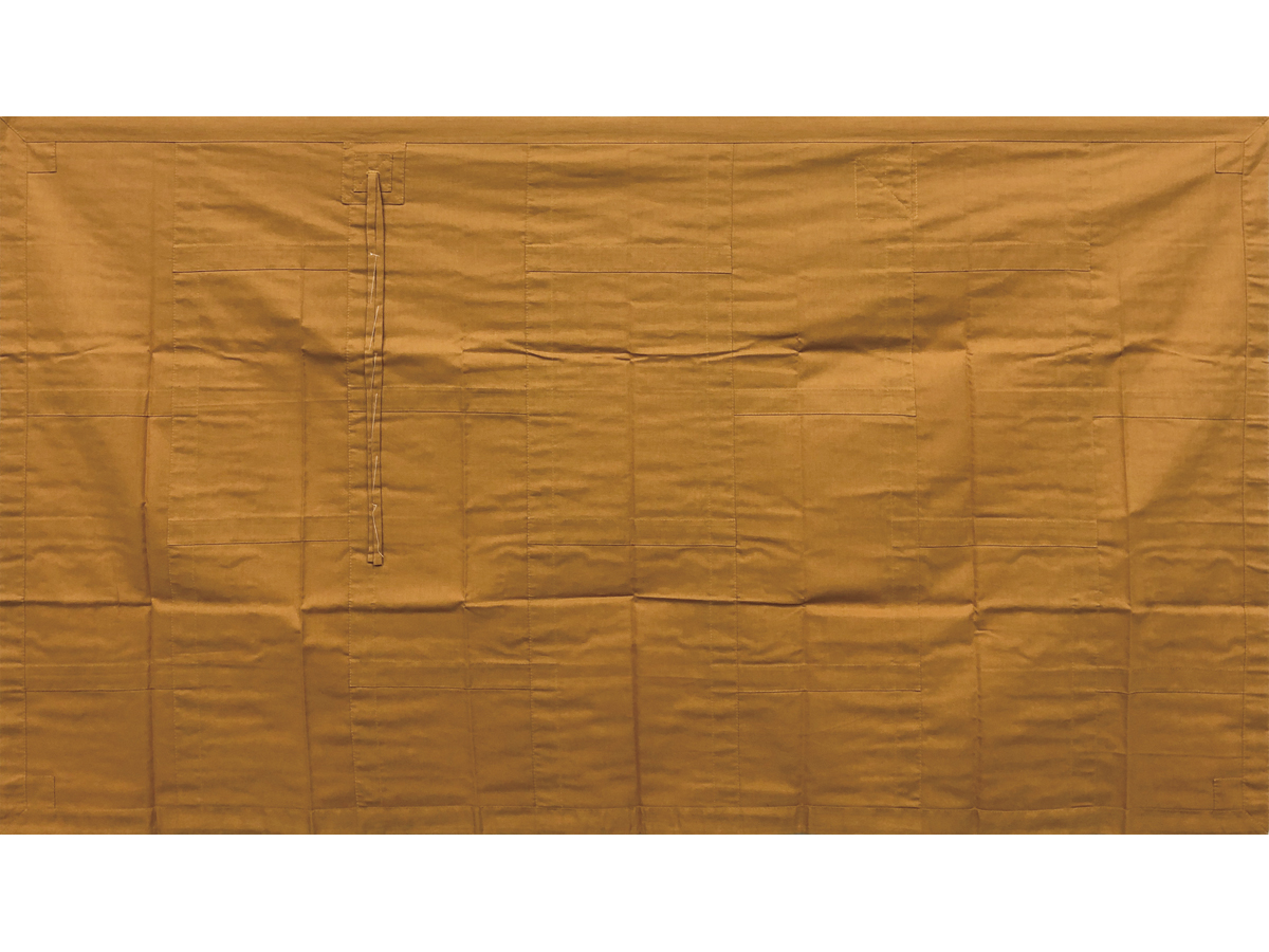 茶木蘭木綿如法衣子供用（身長１３０cm前後向け）