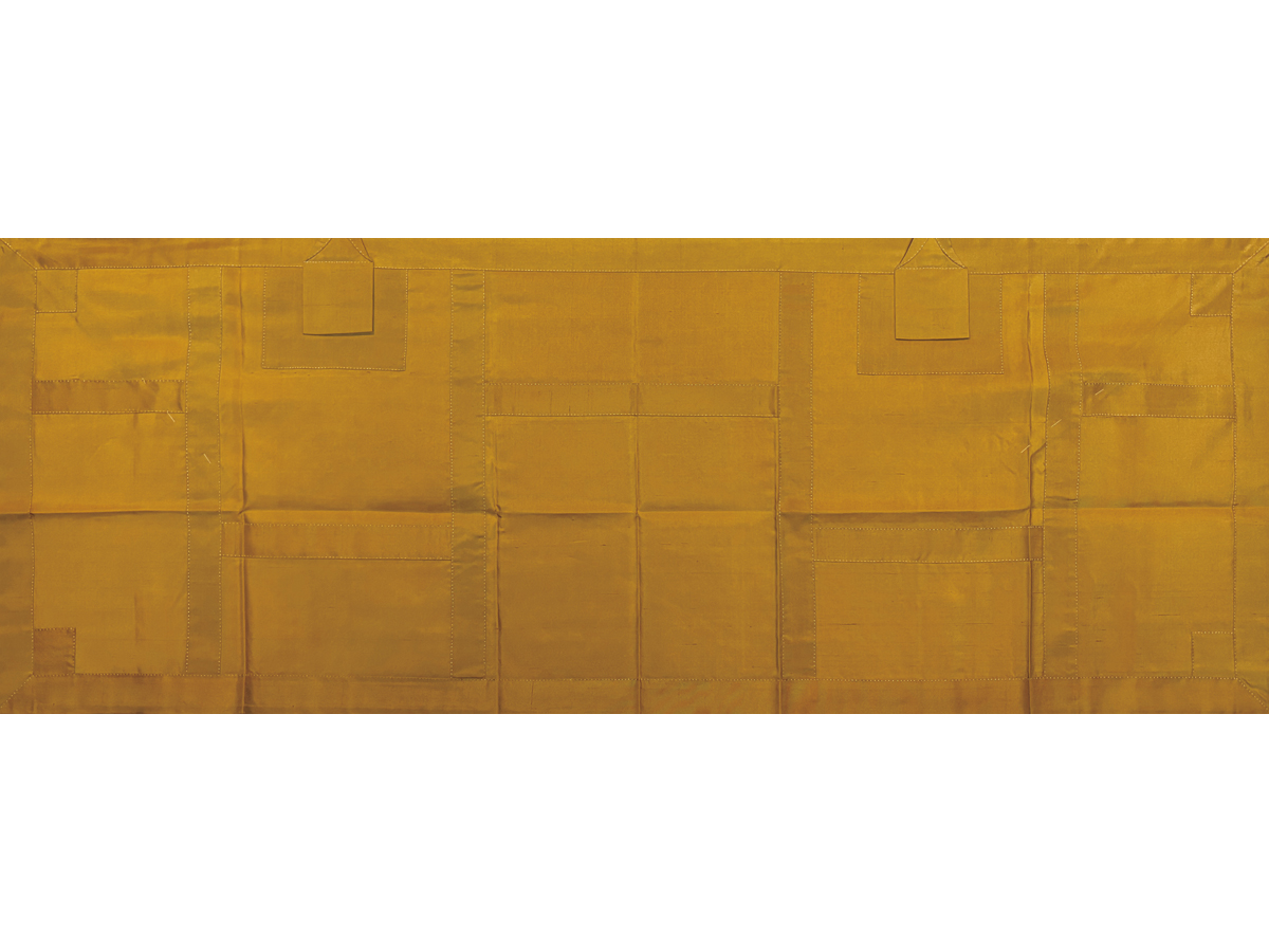 【完売】白山紬軽目割切