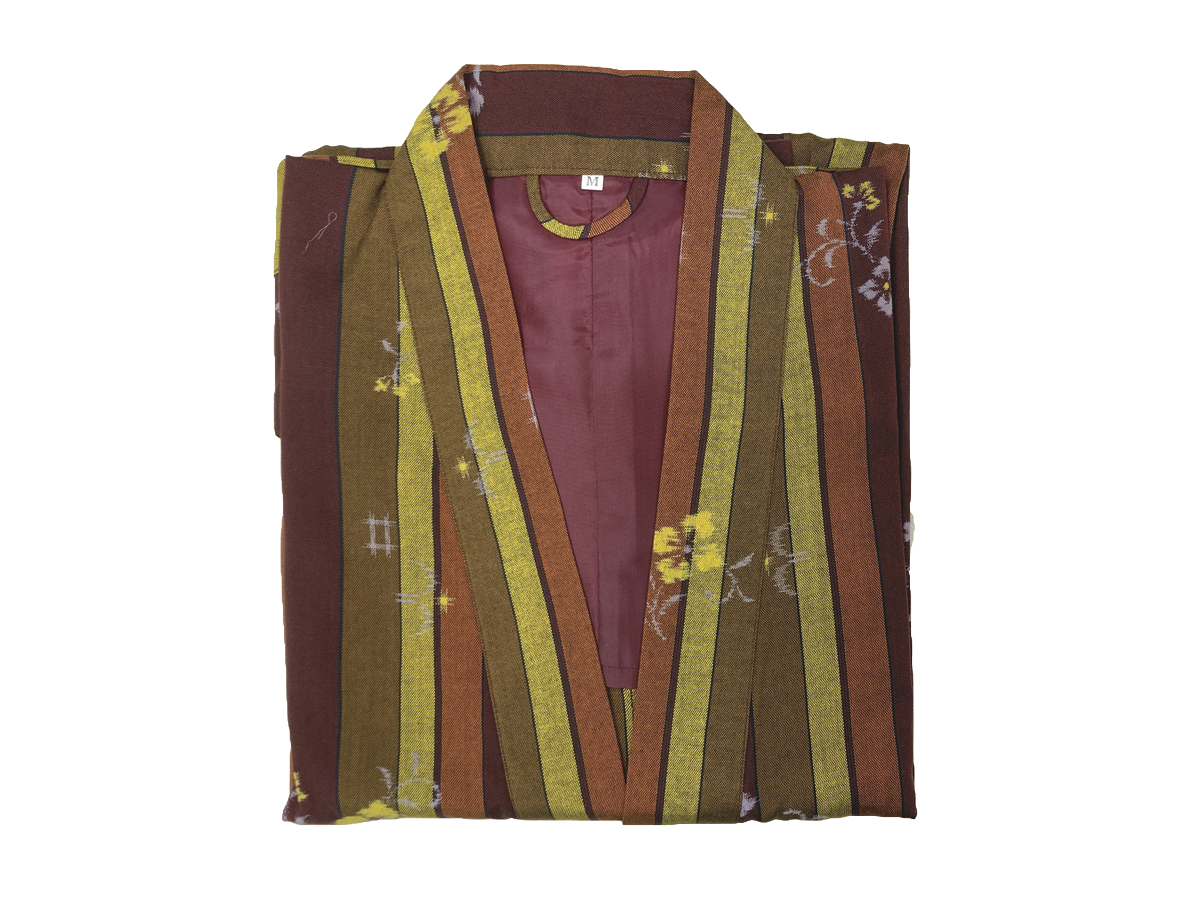 【完売】中花絣作務衣女性用M寸