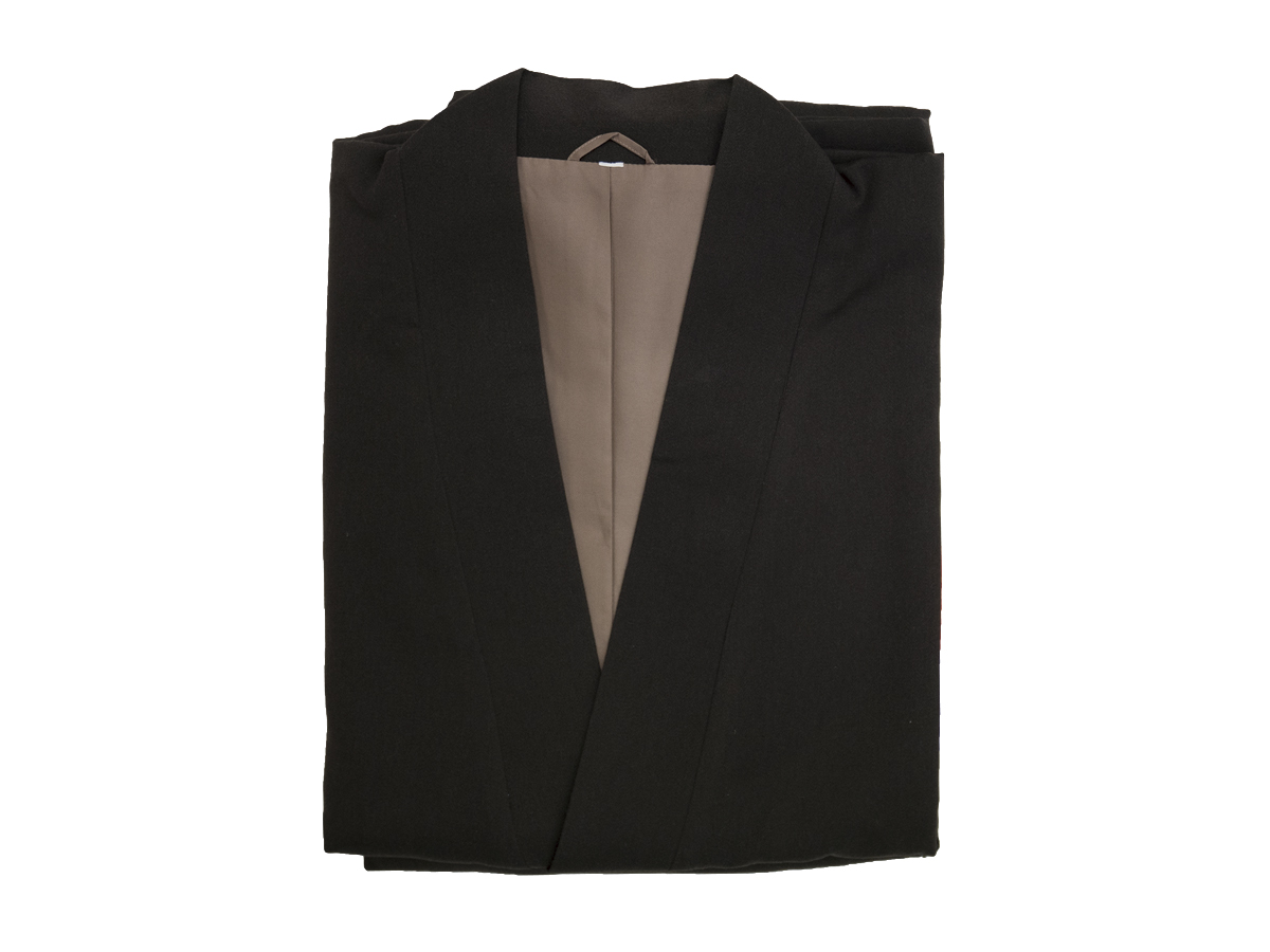 茶ベネシャン作務衣　上L、下LLサイズ