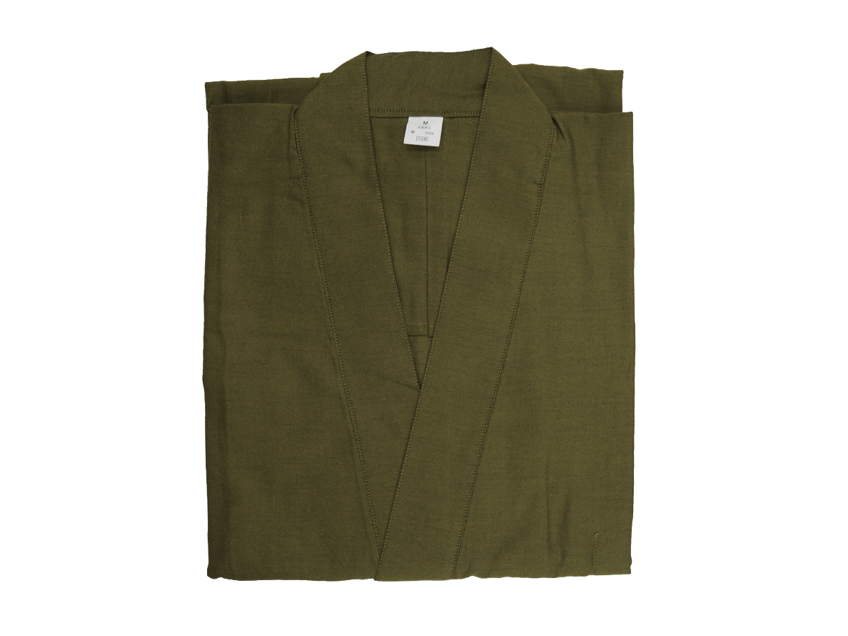 濃金 綾木綿作務衣