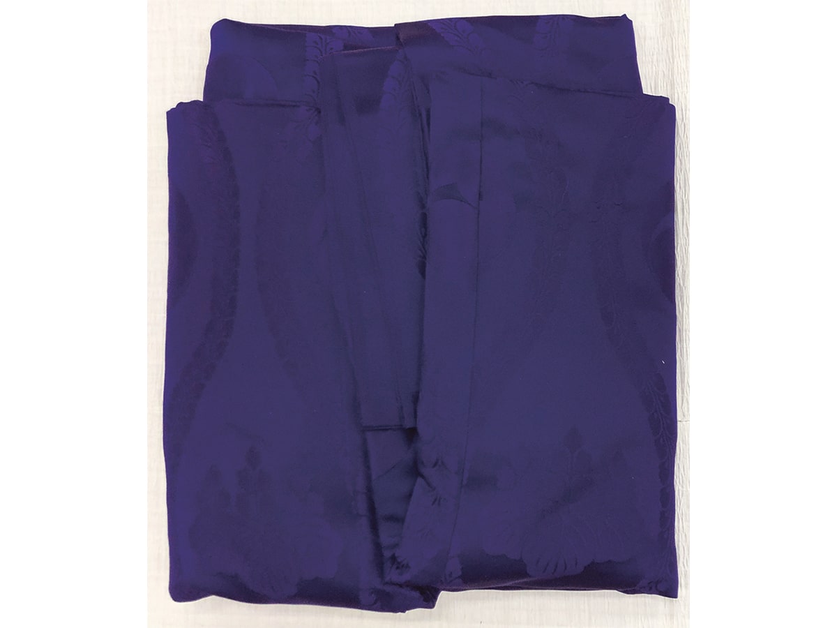 【完売】紫織色織分緞子重目桐巴古義素絹 対応身長167-170cm/胴回り75-85cm