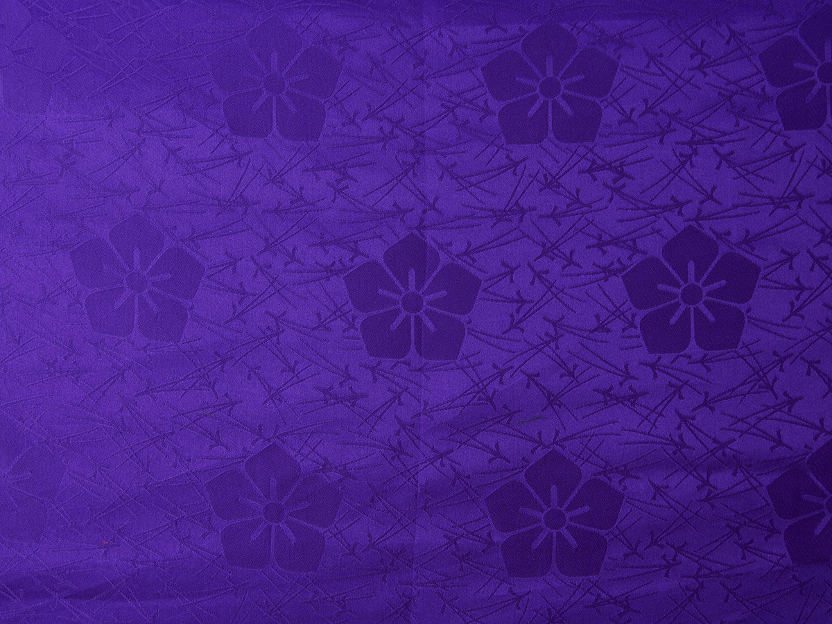 織分緞子三鈷の松桔梗紋直綴