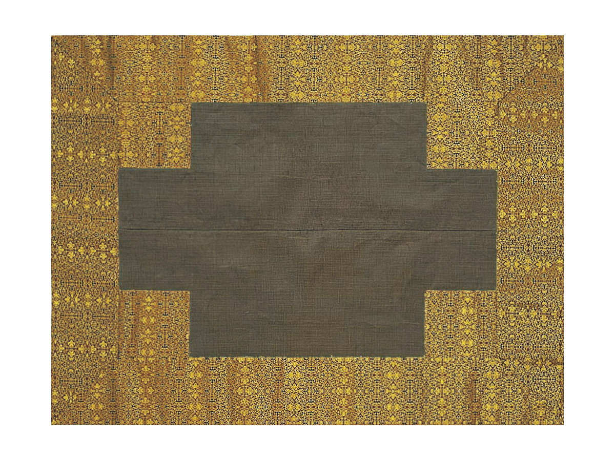 生平麻台古代紅ケンダ蜀甲縁 座具