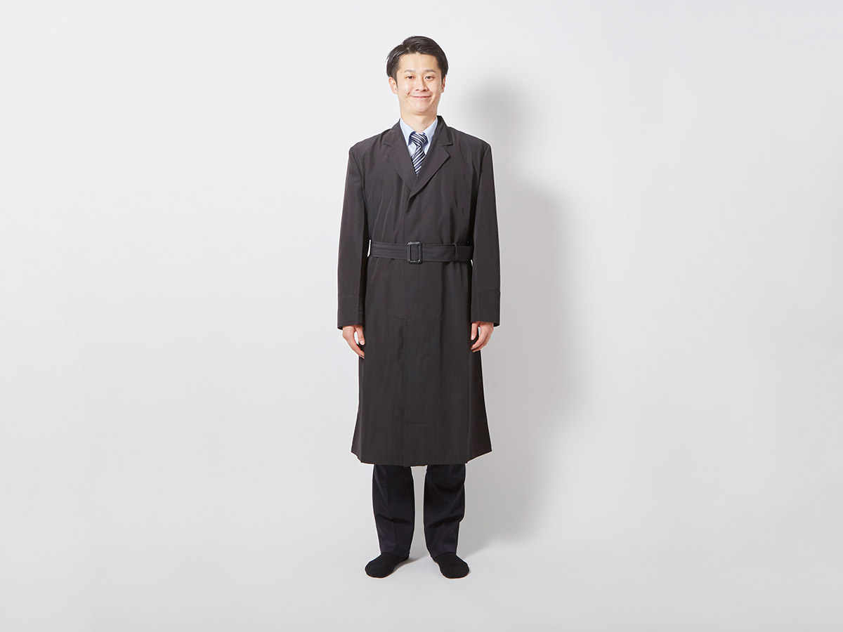 【既製品】黒正法羽二重洋服法衣