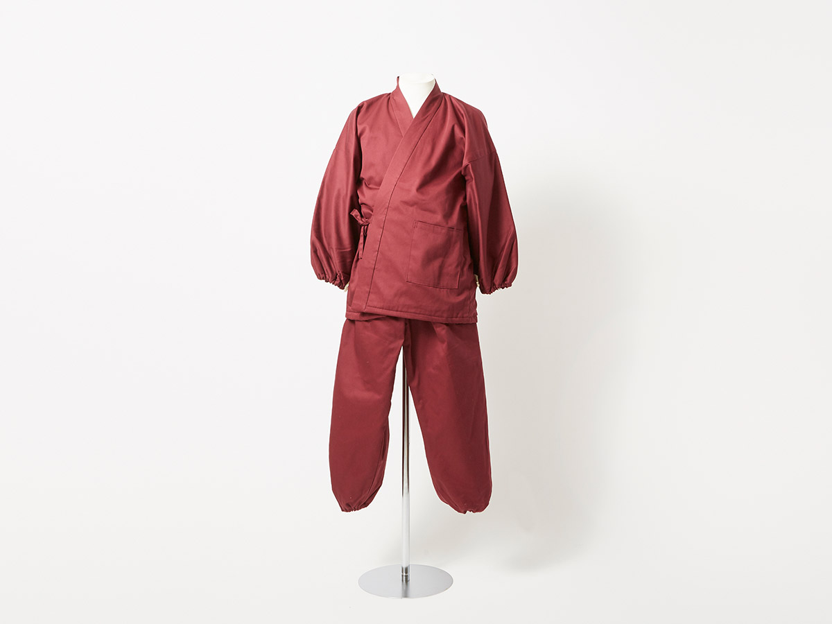 綾織キルト 作務衣（女性用）